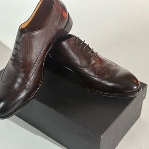 Beckett Simonon Brown Oxford Dress Wingtip Shoes